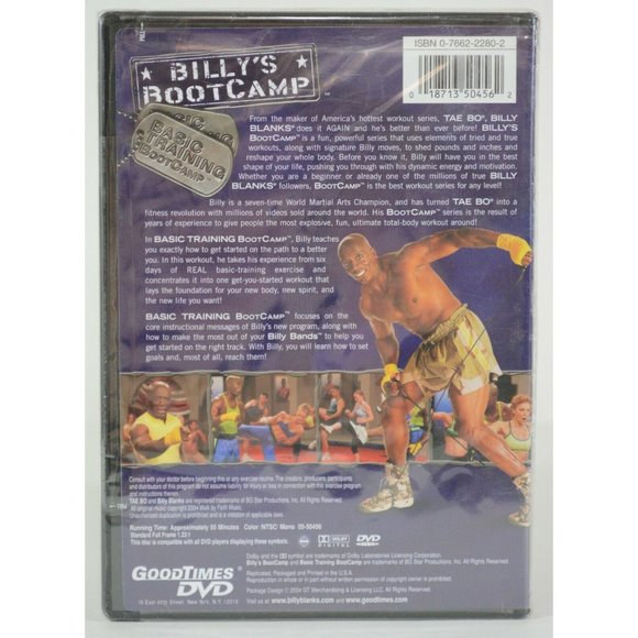 Lot of 3 Billy Blanks Workout DVDs: Basic Training Bootcamp, Ab Bootcamp, Energy - Picture 3 of 6